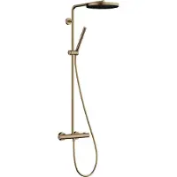 Hansgrohe Pulsify S Puro Showerpipe 260 1jet EcoSmart met thermostaat, Brushed Bronze