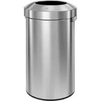 EKO - Urban Bin 120 liter - Stainless steel - mat RVS - Prullenbak