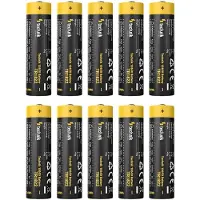 Technik Oplaadbare Lithium Batterij - Li-ion - 18650 / TR1822 - 2200mAh - 3.7V - 10 stuks