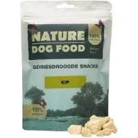 Nature Dog Food Gevriesdroogde Honden- en kattensnacks 100% Kip
