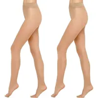 Giulia - Infinity klassieke 40den (Multipack) panty - Naturel - L