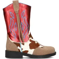 Shoesme Cowboylaarzen rood Leer Maat 33
