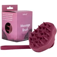 Bellody Hoofdhuid Massageborstel - Bordeaux Red