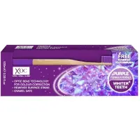 Xoc - Purple Whitening Tandpasta + gratis tandenborstel - 100ml