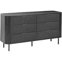 Beliani BRADLEY - Ladekast - Zwart - MDF