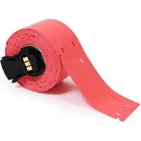 Brady M6-25x75-7643-RD polyurethaan tags rood 25 mm x 75 mm (origineel)