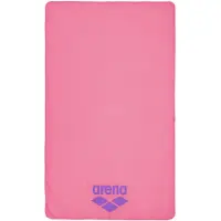 Arena Handdoek 'MICROFIBER TOWEL' donkerlila / pitaja roze