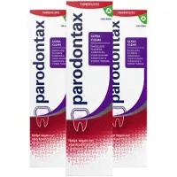 Parodontax 3x Tandpasta Bij Bloedend Tandvlees Ultra Clean 75 Ml