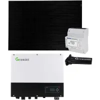 Growatt 3kWp Glas Glas PV-systeem Met SPH3000