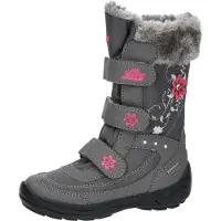 Lico Snowboots donkergrijs / pink / zilver