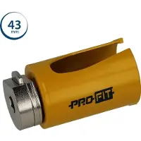 Areco Gatenzagen, ProFit multifunctionele HM hulsav med adapter, 43 mm (43 mm)