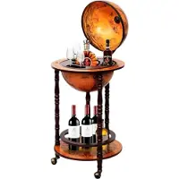 Coast - Wijnrek - Globebar - Wijnbar - Wereldbol bar - ? 45 cm - Bruin