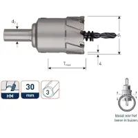 Rotec 535.0220 Gatfrees 22 mm schacht 13 mm