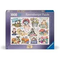 Ravensburger Puzzle 1000 Kalendarz Szalonych Kotów