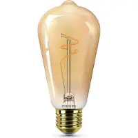 Philips LED lamp E27 | Edison ST64 | Filament | Goud | 1800K | Dimbaar | 3.1W (25W)