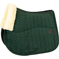 Kentucky Horsewear Horsewear - Zadeldek - Velvet Groen - Zadeldek Paard - Skin Friendly