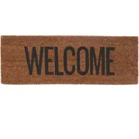 Present Time Deurmat Welcome Black Coir