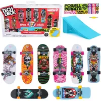 Tech Deck , Powell Peralta Legends SK8Shop Bonus Pack met schans, verzamelbare en aanpasbare miniskateboards