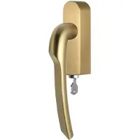 Formani Rivio by Gensler GL102-DKLOCK-O draaikiepgarnituur afsluitbaar rechtsdraaiend - PVD mat goud