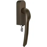 Formani Rivio by Gensler GL102-DKLOCK-O draaikiepgarnituur afsluitbaar linksdraaiend - brons