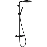 Hansgrohe Pulsify S Puro regendouche 26cm 1jet EcoSmart zwart mat