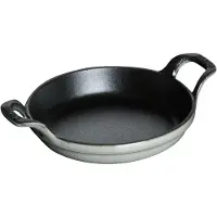 Staub ronde ovenschaal gietijzer Ø12 cm Grafietgrijs