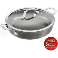 Ballarini Salina Ceramic Granit serveerpan met glazen deksel 28 cm