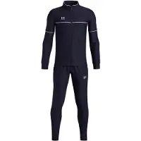 Under Armour Challenger Trainingspak Full-Zip Kids Donkerblauw Wit