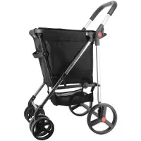 Rolser Boodschappentrolley Basket Tweed - 4 wielen - Opvouwbaar - 58 L - Marino