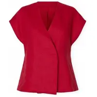 Selected Bodywarmer bloedrood