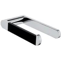 Nimco Nava - Toiletrolhouder, mat zwart/chroom NA 28055M
