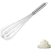 Westmark Whisk Pro – Flexibele roestvrijstalen garde – Praktische garde voor eieren, deeg, enz. – Kloppen, roeren en mixen – Zilver, 48 cm