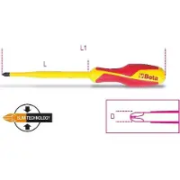 Beta 1272MQF Dunne ?schroevendraaiers voor Phillips kruisschroeven. - 012720609 012720609