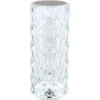 Globo Lighting Draadloze bureaulamp met batterij, touchdimmer, kristallen design, dimbaar, model 28071