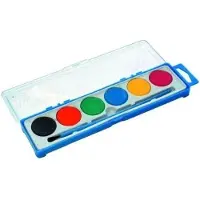 Titanum Aquarelverf Set - 6 Levendige Kleuren voor Kinderen