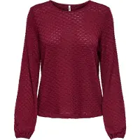 ONLY Blouse 'ONLBELLE' donkerrood