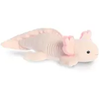 Aurora Eco Nation pluche knuffeldier Axolotl - roze - 37 cm - Waterdieren thema speelgoed
