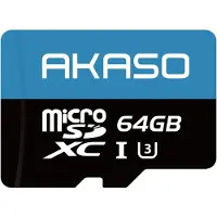 Akaso 64GB MicroSDXC U3 Geheugenkaart – Hoge snelheid – Voor Action Cam, Dashcam & Smartphone
