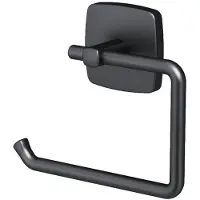 AM.PM Toiletrolhouder wandmontage, papierhouder, toiletrolhouder, boorpapierhouder, WC-rolhouder, AGA34122 Gem zwart mat