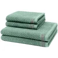 Ross Dames en Heren 2 X handdoek 2 X douchehanddoek - in set Smart