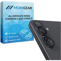 Mobigear Screenprotector geschikt voor Samsung Galaxy S25 Glazen | Single Camera Lens Protector - Case Friendly - Zwart