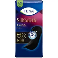 Tena 10x Silhouette Pads Black Mini 18 Stuks