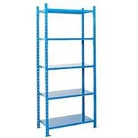 MANORGA Legbordstelling-basissectie, m. 5 legborden van plaatstaal, B 1010 x D 500 x H 2500 mm