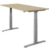 Schäfer Shop Bureautafel SET UP, T-poot onderstel, elektrisch in hoogte verstelbaar, 1800 x 800, eiken