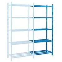 MANORGA Legbordstelling-aanbouwsectie, m. 5 draadrooster-legborden, B 1010 x D 500 x H 2500 mm