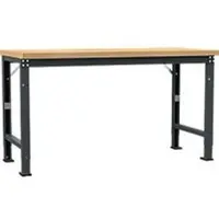 Manuflex werkbank Profi speciaal, tafelblad multiplex, 1750 x 700 mm, antraciet