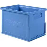 Ssi Stapelbak serie 14/6-3 S - polypropeen - met handgreep - L 310 x B 210 x H 197mm - 9,3L - blauw