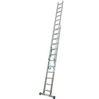 Krause Multifunctionele ladder van aluminium, 2x12 sporten