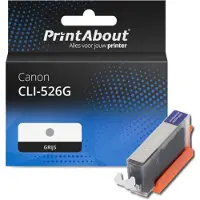 PrintAbout Huismerk Canon CLI-526G Inktcartridge Grijs