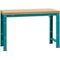 Manuflex werkbank Profi standaard, Tafelblad multiplex B 1500 x D 700, waterblauw